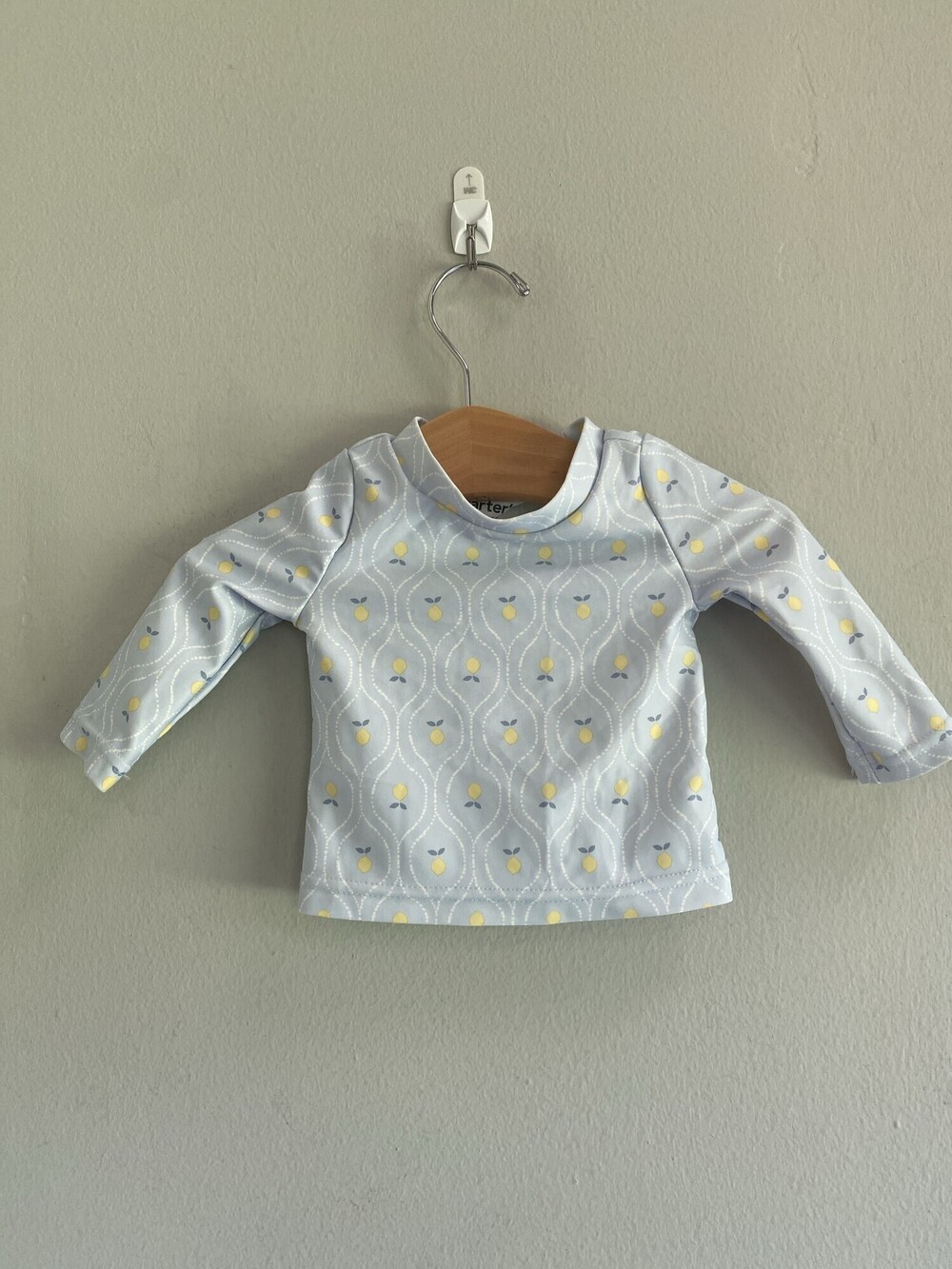 Carter's Lemon Print Long Sleeve Rashguard Baby 3M